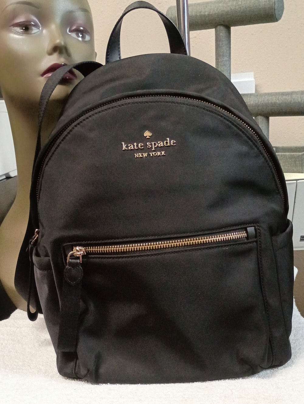 kate spade Black Nylon Backpack